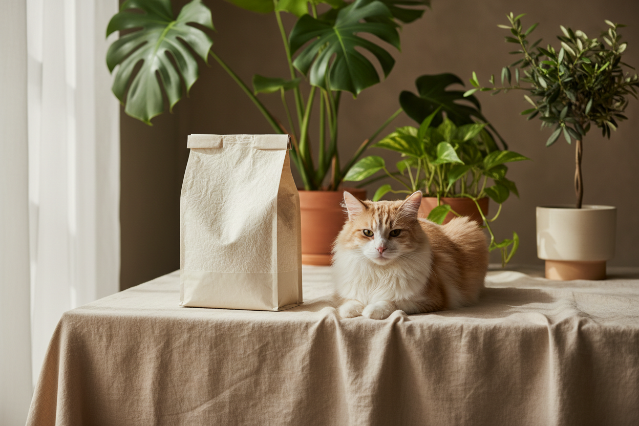 Premium Bentonite Cat Litter Lifestyle