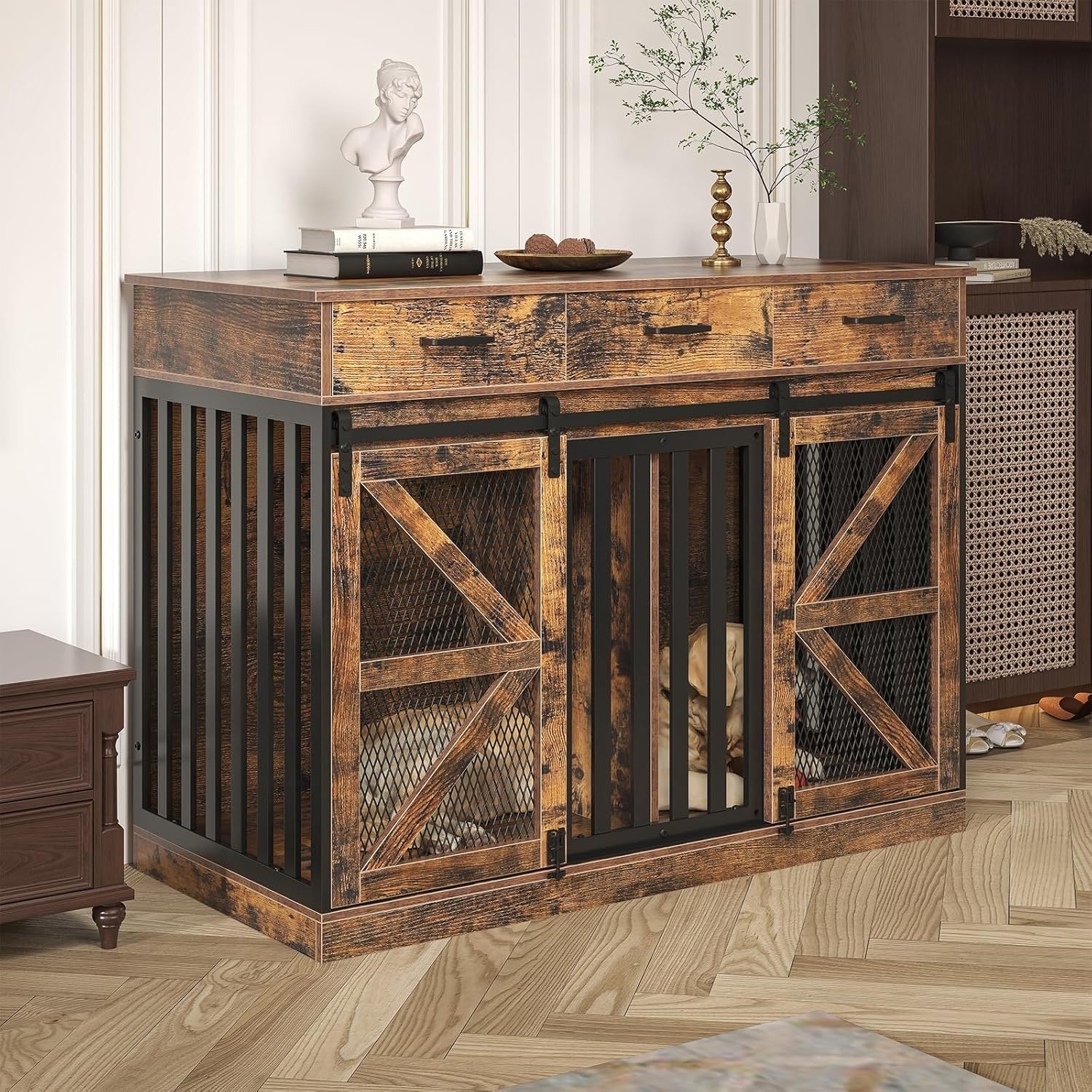 Classic Wooden Dog Kennel
