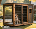 Rustic Farmhouse Dog Crate Furniture Console
